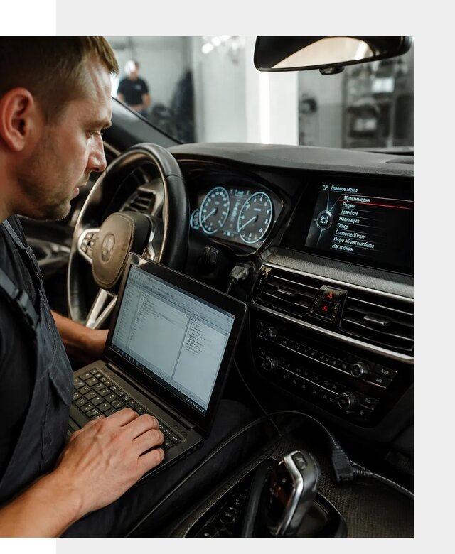 Русификация приборной панели BMW для авто в Казани от компании