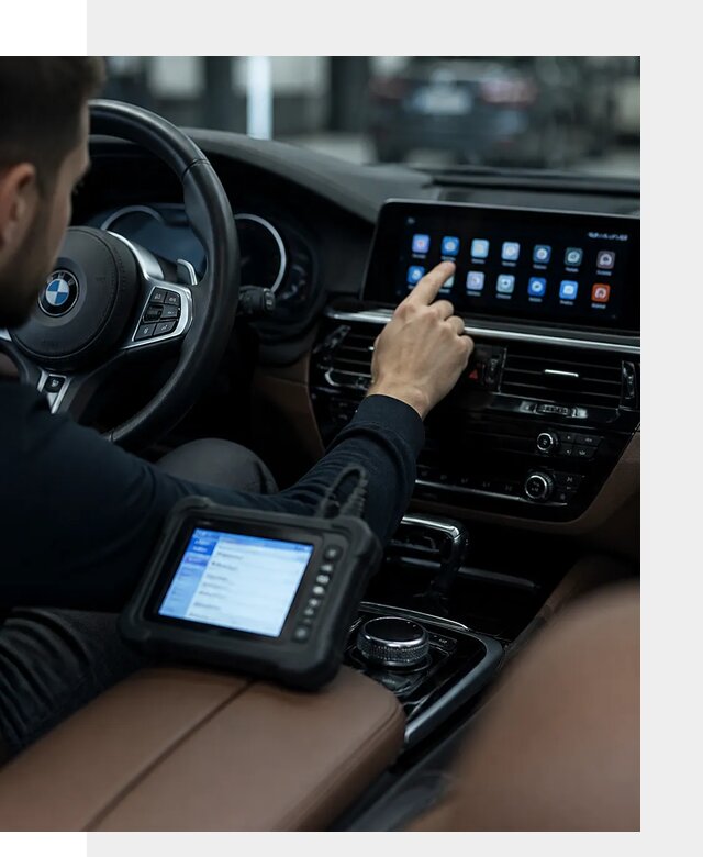 Установка приложений и мультимедиа сервисов BMW в Казани