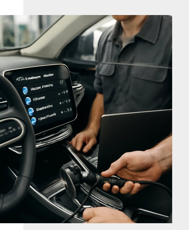 Установка приложений Geely для мультимедиа автомобиля в Казани