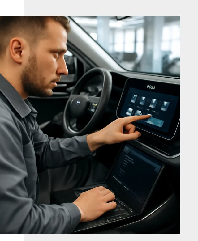 Установка приложений и сервисов Jetour в автомобиле в Казани