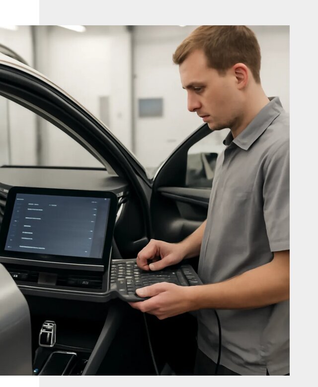 Русификация мультимедиа автомобилей Lynk Co в Казани
