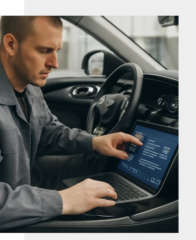 Русификация приборной панели автомобиля Lynk Co в Казани