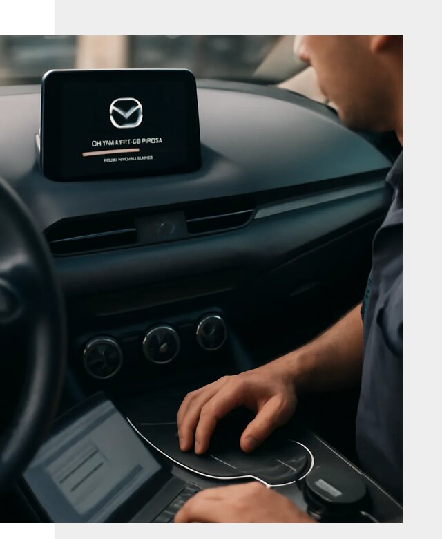 Установка приложений Mazda на мультимедийную систему в Казани