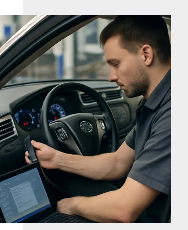 Русификация приборной панели Nissan для авто в Казани